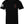 Front of Back the Red Back Hit Tee in black featuring small Thin Red Line flag graphic on the left chest and American flag on the sleeve.