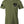Front of Last Out Premium Tee in OD Green with small chest graphic and American flag sleeve print