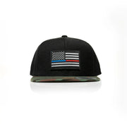 Thin Blue/Red Line Patch Snapback - Allegiance Clothing