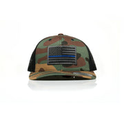 Thin Blue Line Patch Trucker - Allegiance Clothing