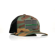 Thin Green Line Patch Trucker - Allegiance Clothing